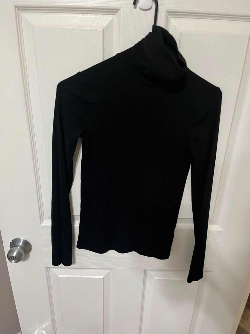 bp Black knit turtleneck top